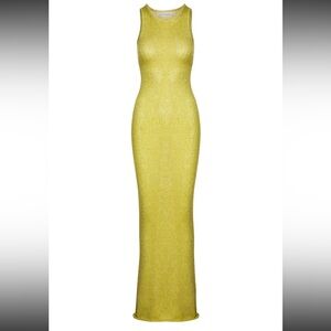 ASTA Resort Natalia Dress - Chartreuse Sequin